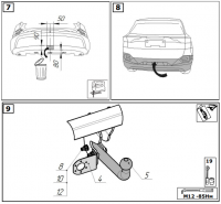 Фаркоп 1243-A Oris на Lada X-Cross 5 2023-, FAW Bestune T77 2018-. Необходима подрезка бампера. Тип шара: A. Нагрузки: 1500/75 кг, масса фаркопа 24 кг (без электрики в комплекте) от магазина ФаркопРос
